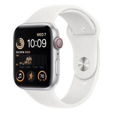 Apple Watch Series SE 2 (2022) Умные часы Apple Watch Series SE Gen 2 40мм Cellular Aluminum Case with Sport Band Серебристый  S/M watch