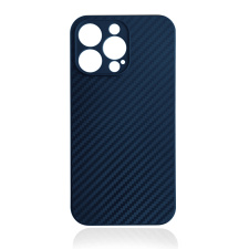 Силиконовый чехол Air Carbon для iPhone 13 Pro Синий 