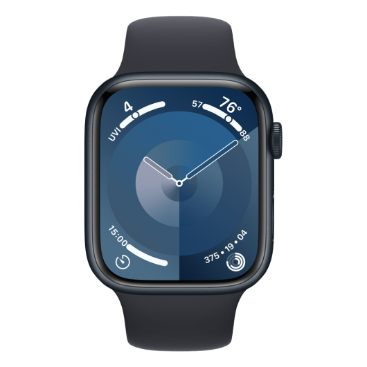 Умные часы Apple Watch Series 9 45 мм Aluminium Case Sport Band Темная ночь M/L