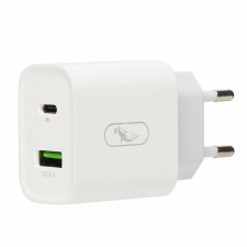 Сетевое зарядное устройство SKYDOLPHIN SC20 USB/TYPE-C QC3.0 Белый