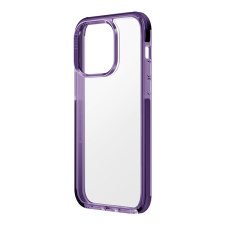 Силиконовый чехол прозрачный для iPhone 14 Фиолетовый