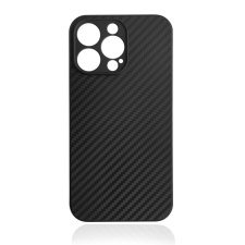 Силиконовый чехол Air Carbon для iPhone 13 Pro Мах Черный 