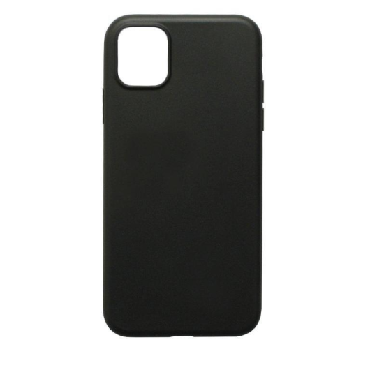 Силиконовый чехол прозрачный для iPhone 14 Черный "Nano"
