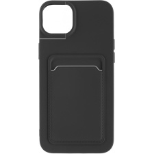 Чехол накладка Everstone Card Case для iPhone 14 Plus Черный