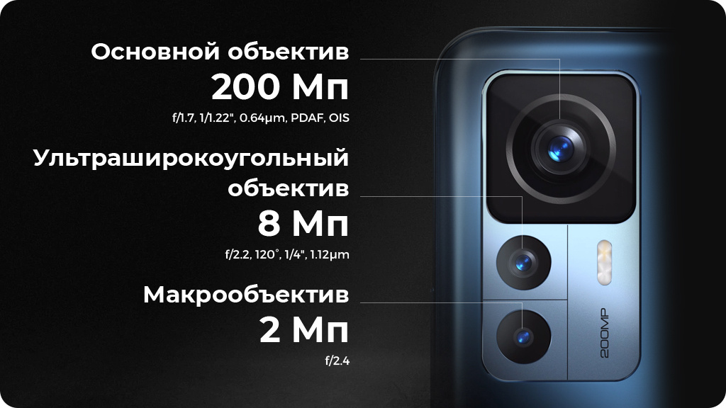 Xiaomi 12T Pro 8/256Gb Серебристый Global Version