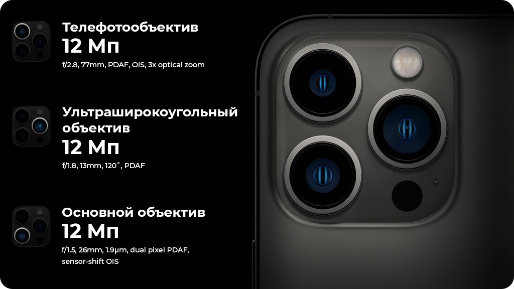 Apple iPhone 13 Pro Max 1TB Графитовый (JP)