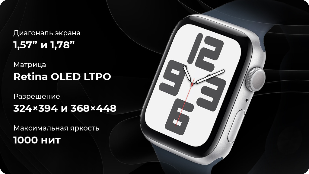 Умные часы Apple Watch Series SE 2023 40мм Aluminum Case with Blue Sport Loop Сияющая звезда